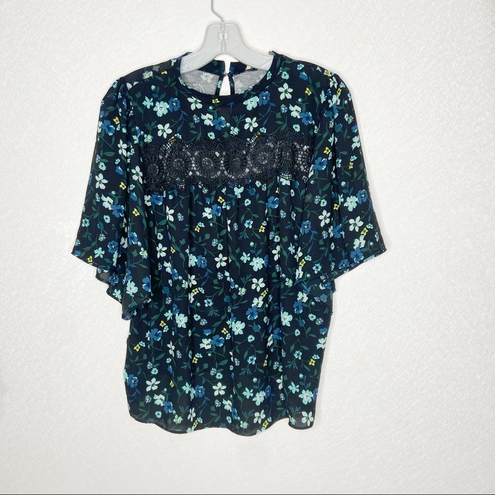 LOFT Ann Taylor Floral Blouse